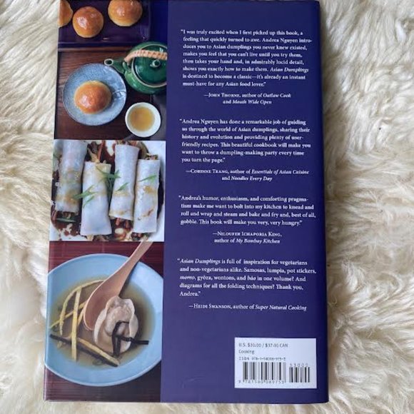 HARDCOVER COOKBOOK Asian Dumplings Mastering Gyoza Spring Rolls Samosas & More - Picture 8 of 9